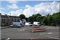 White vans in a car park near Cliftonville