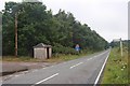 Shelter at the Westerton Junction on the B9039