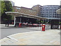 Wood Lane entrance to the BBC Television Centre (now closed)