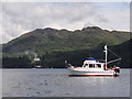 NS0075 : Little Ship anchored in Caladh Harbour by Ian Paterson
