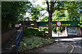 Rail bridge at Bramhall Station