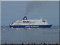 NZ4160 : King Seaways taking in the Sunderland International Airshow off the coast at Whitburn by Graham Robson