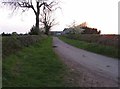 School Lane towards Normanton le Heath