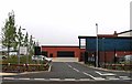 Entrance to Leicestershire Fire and Rescue Headquarters