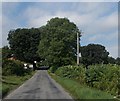 Approaching Bryn-penarth crossroads