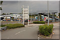 Footbridge over the A58 and A643