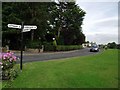 Fingerpost on the village green