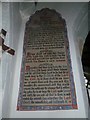 Holy Trinity Church, Bowerchalke: The Ten Commandments (a)