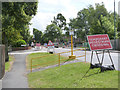 Temporary pedestrian crossing, Robin Hood Way