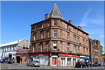 NS5564 : Corner of Mafeking Street & Copland Road, Glasgow by Leslie Barrie
