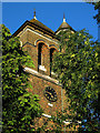 TQ3088 : Clock tower, Holy Innocents Church, Hornsey Vale by Jim Osley