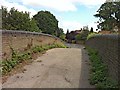 Footbridge at end of Claremont Road