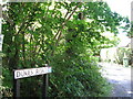 Dukes Road and bridleway sign off Partridge Lane