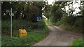 Country lane at Baker