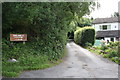 Bury: Lowes Road:  Lane to the golf club