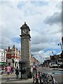 TQ2975 : Clock Tower near Clapham Common Tube station by Paul Gillett