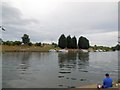 Boats by River Thames at West Molesey