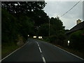 Sharp bend on the B4328, Llwyn-y-Brain