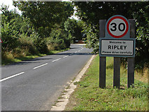 TQ0556 : Welcome to Ripley by Alan Hunt