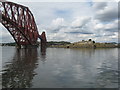 NT1379 : Inchgarvie and the Forth Bridge by M J Richardson