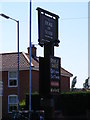 TM3390 : The Duke of York Public House sign by Geographer