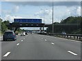 M1 motorway nearing Leicester Forest East services