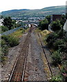 View SE towards Porth railway station