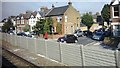 South end of Ashleigh Road, Mortlake, from the railway