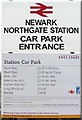 Newark Northgate railway station car park charges