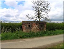 SK8415 : Pill box on Teigh Lane by Andrew Tatlow