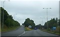 Westbound off slip road from A50 to A521
