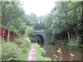 Railway bridge over the canal near Bredbury