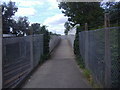 Footbridge over the railway