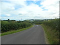 Lane approaching its junction with the B4310