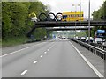 Northbound M40, Bridges at Junction 4