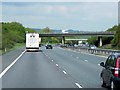 SP6304 : Northbound M40, Flyover at Junction 8 by David Dixon