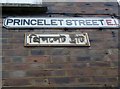 Street sign, Princelet Street E1