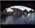 River Bure framed by Wroxham Road Bridge