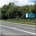 SO0964 : Quackers advertising billboard near Crossgates by Jaggery