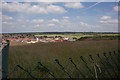 Field above Windmill View housing development