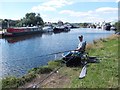 Angler by Rotherham Cut