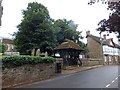 Lych gate on north of churchyard, North Tawton