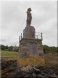 SH5371 : Llanfairpwllgwyngyll: Nelson’s statue by Chris Downer