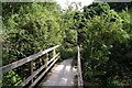 TL4654 : Footbridge at Nine Wells by ad acta
