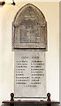 TQ7871 : St Werburgh, Hoo St Werburgh - War Memorial WWI & WWII by John Salmon