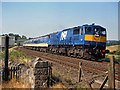 Southbound passenger train at Knockarney crossing - 1995