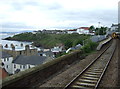 Railway approaching Kinghorn Railway Station