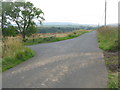 Minor Road Junction near Auchlochan