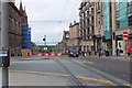 NT2574 : Tramlines in St Andrew Square, Edinburgh by Jim Barton