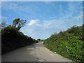 Large layby alongside A394 near Breage